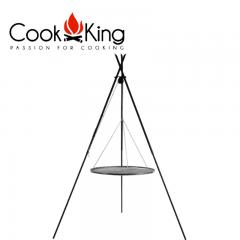Cook King 60 cm-es Grillrács 210 cm-es Állvánnyal és Csörlővel(TIPI)