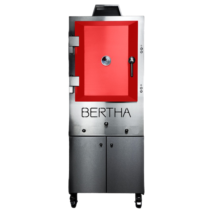 Bertha The Original Faszenes Grill Kemence - Piros
