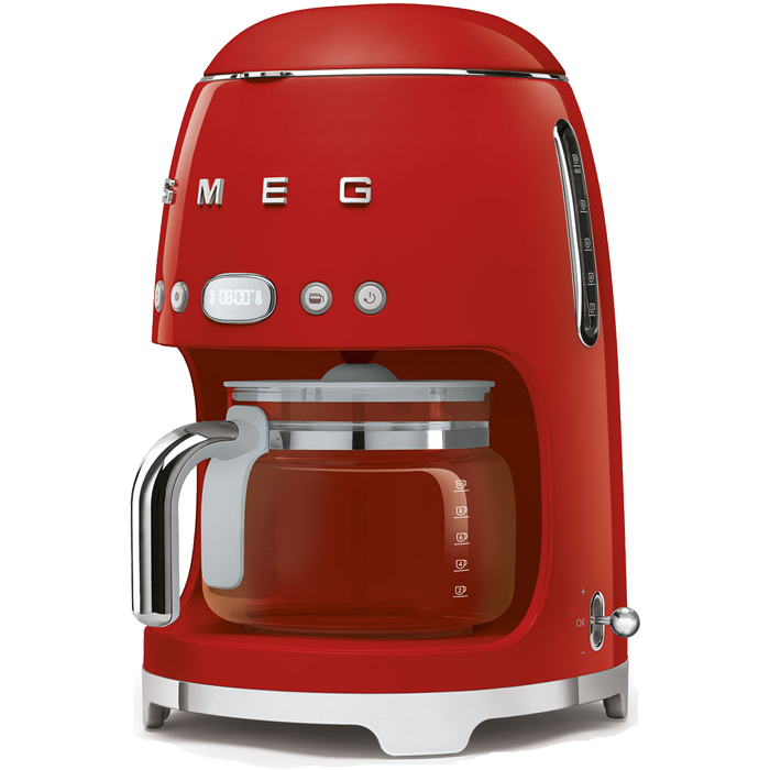 SMEG Filteres Kávéfőző Piros 1050W