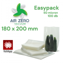 180 x 200 mm Air Zero Easypack Vákuumtasak csak csomagoláshoz (100 db)