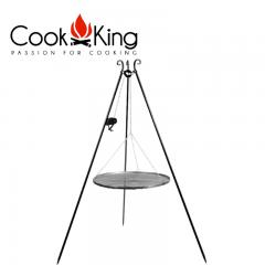 Cook King 60 cm-es Grillrács 180 cm-es Állvánnyal és Csörlővel