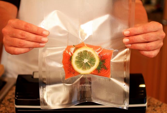 Brutál jó sous vide lazac citromos “hollandi” mártással kép